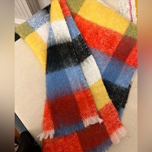 Winter Scarf  Wrap Multicolored soft acrylic fabric will keep you warm